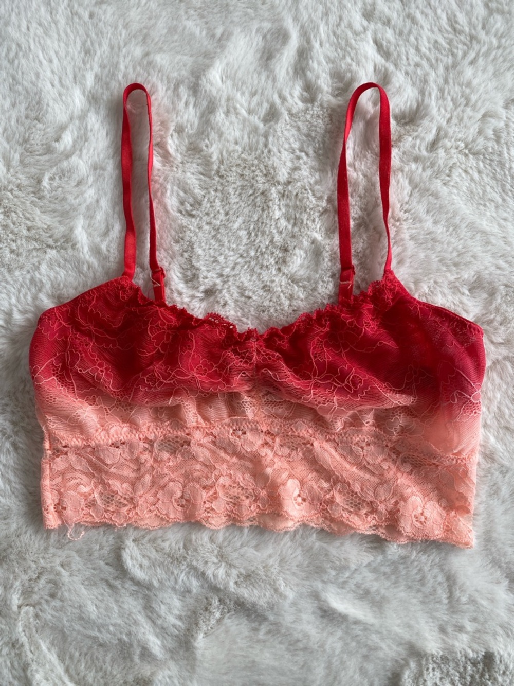 ❤️ Sparkle & Fade Soft Lace Bralette Size Medium